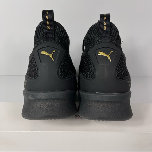 PUMA CLYDE COURT DISRUPT REFORM MENS BASKETBALL SHOES SIZE 10 BLACK MEEK MILL - Picture 4 of 10